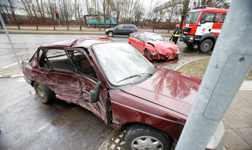 Avarija Draugystės gatvėje