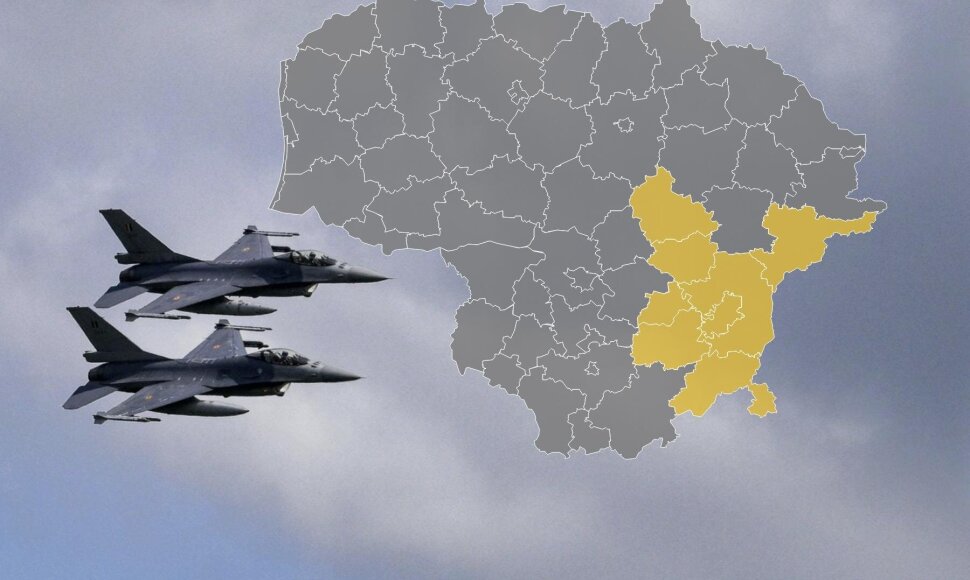 Oro pavojus Vilniaus apskrityje