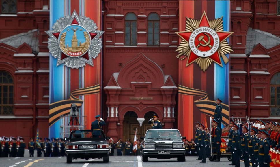 Pergalės dienos paradas Maskvoje