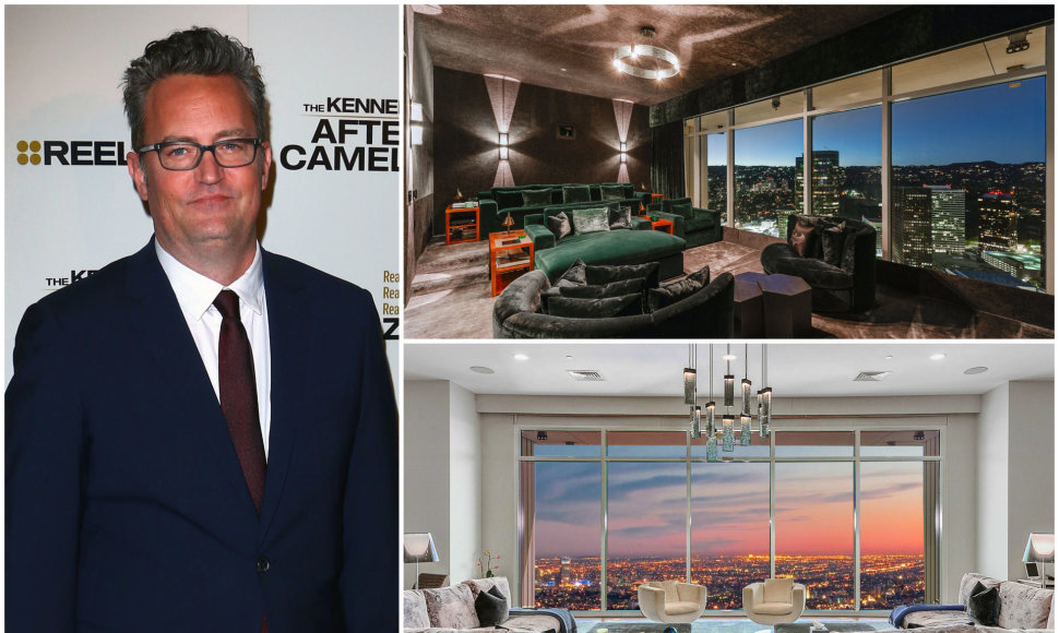 Serialo „Draugai“ žvaigždė Matthew Perry parduoda butą Los Andžel