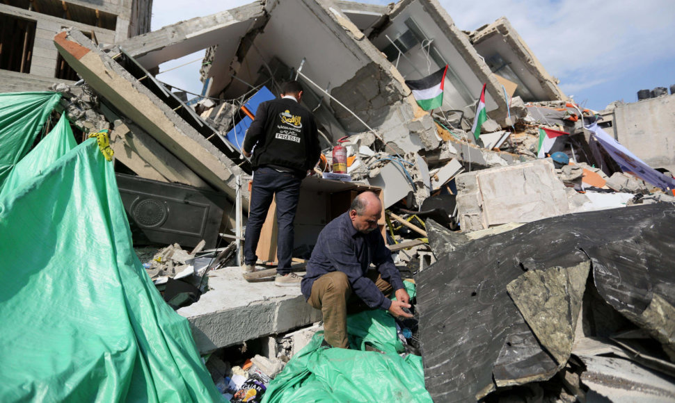 Gazos Ruožas po Izraelio aviacijos smūgių