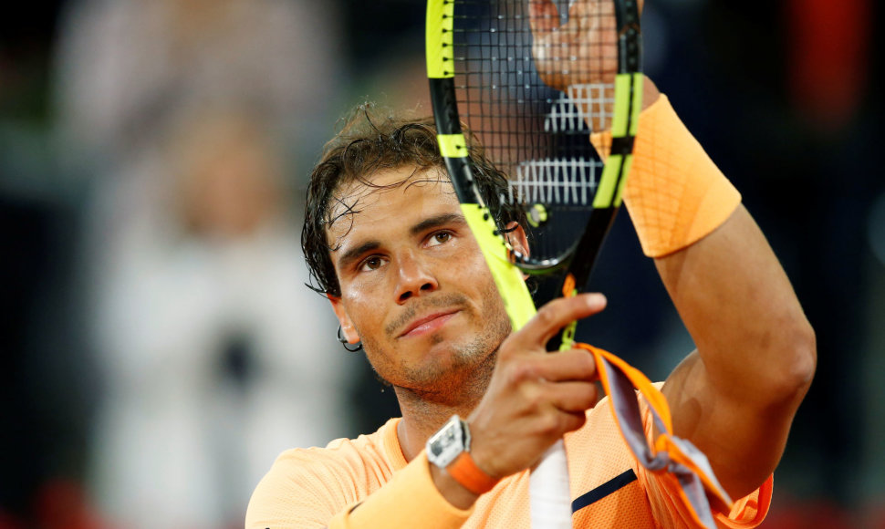 „Mutua Madrid Open“: Rafaelis Nadalis – Samas Querrey