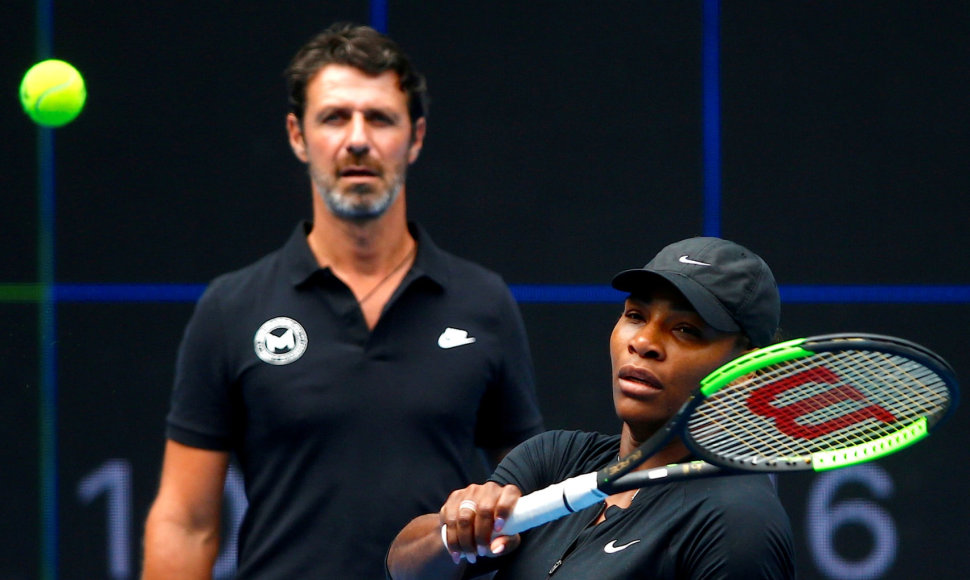 Patrickas Mouratoglou ir Serena Williams 