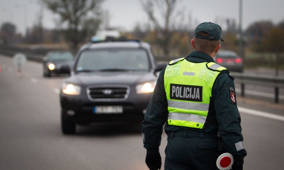 Vilniaus kelių policijos reidas