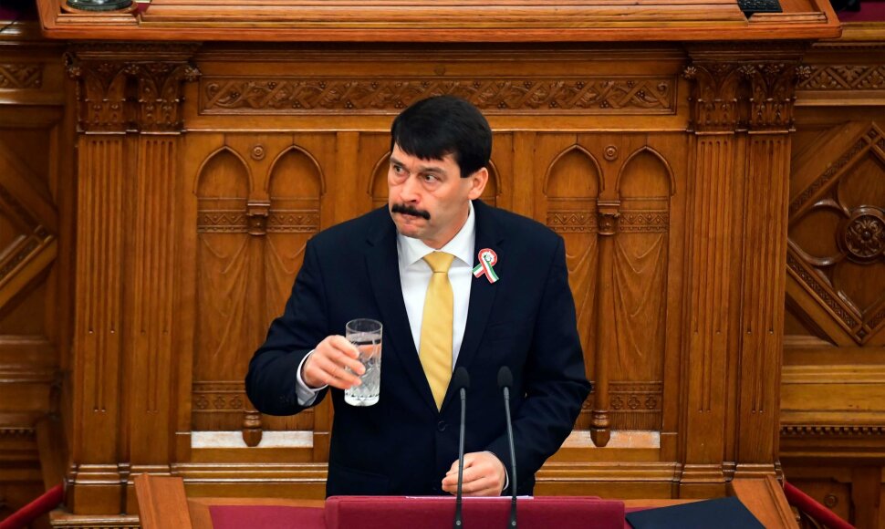 Vengrijos prezidentas Janosas Aderis