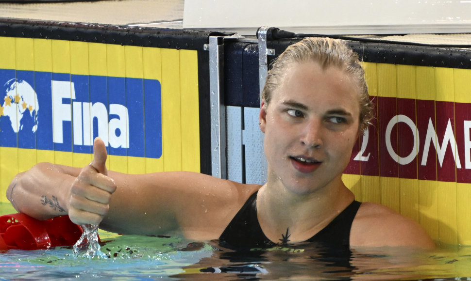 Rūta Meilutytė triumfavo 50 m krūtine finale.