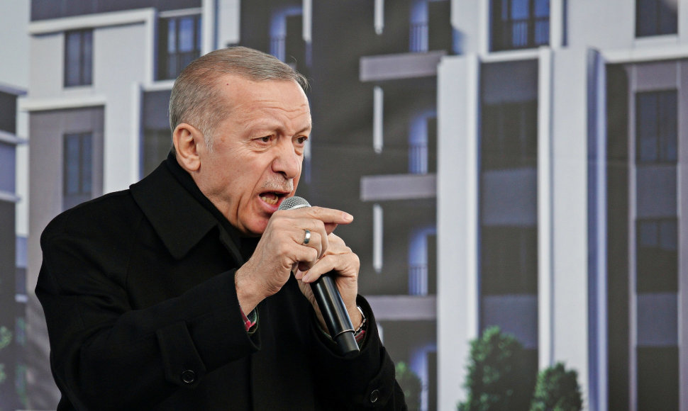 Turkijos prezidentas Recepas Tayyipas Erdoganas