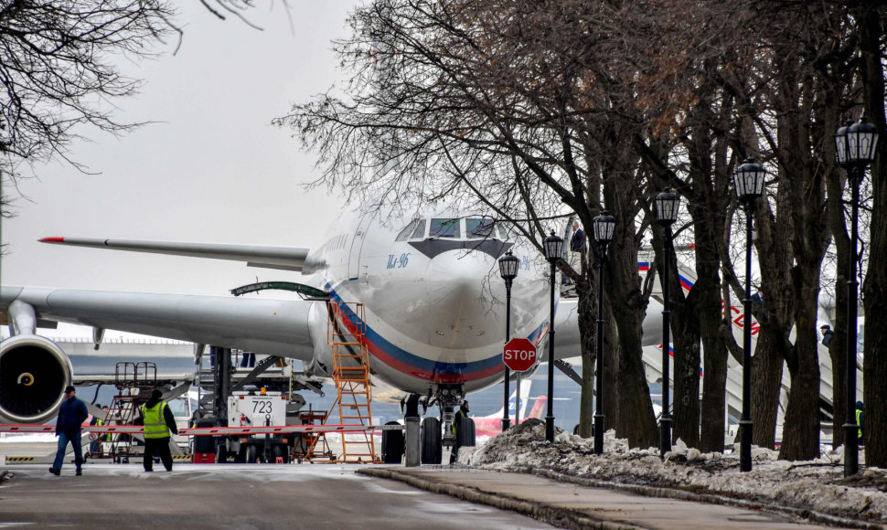 Lėktuvas, pargabenęs Rusijos diplomatus