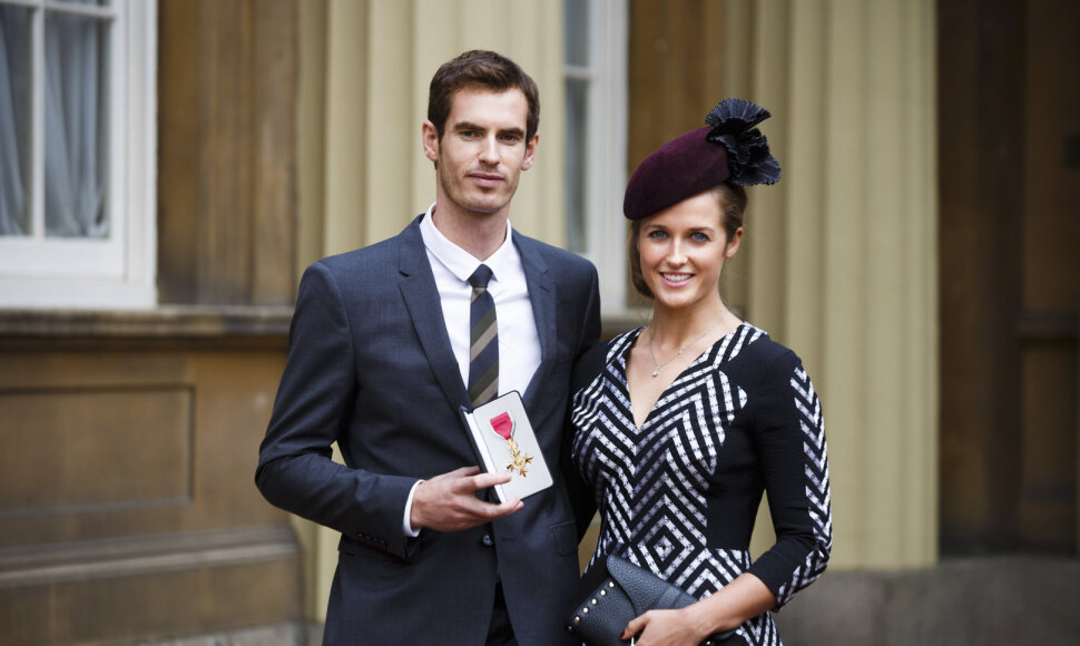 Andy Murray ir Kim Sears