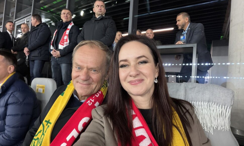 Inga Ruginienė ir Donaldas Tuskas