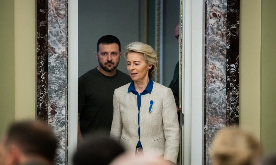 Volodymyras Zelenskis ir Ursula von der Leyen