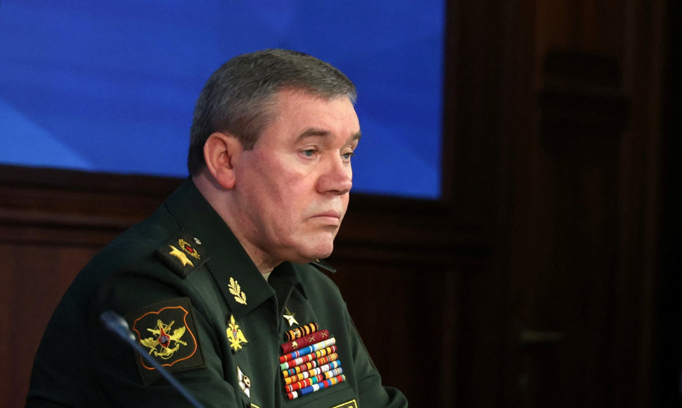 Rusijos ginkluotųjų pajėgų Generalinio štabo viršininkas Valerijus Gerasimovas 
