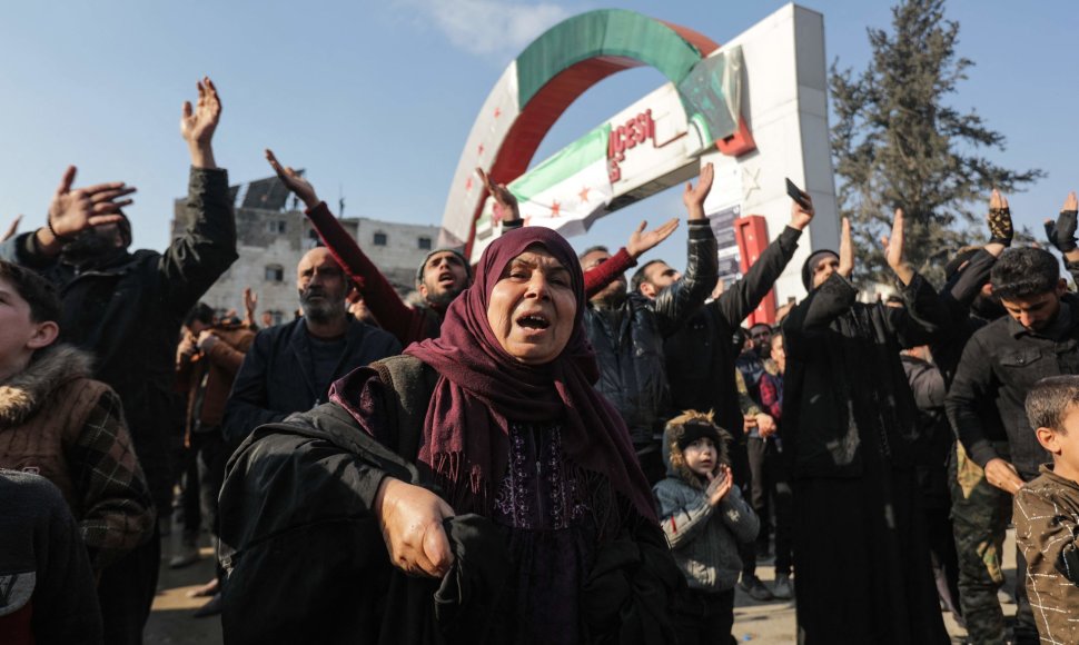 Damasko ir Ankaros santykių atšilimas sukėlė protestus Sirijoje
