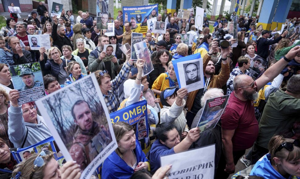 Protestas dėl karo belaisvių / AP