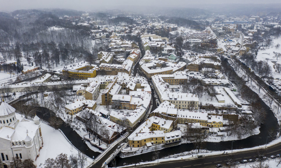 Snieguotas ir baltas Vilnius
