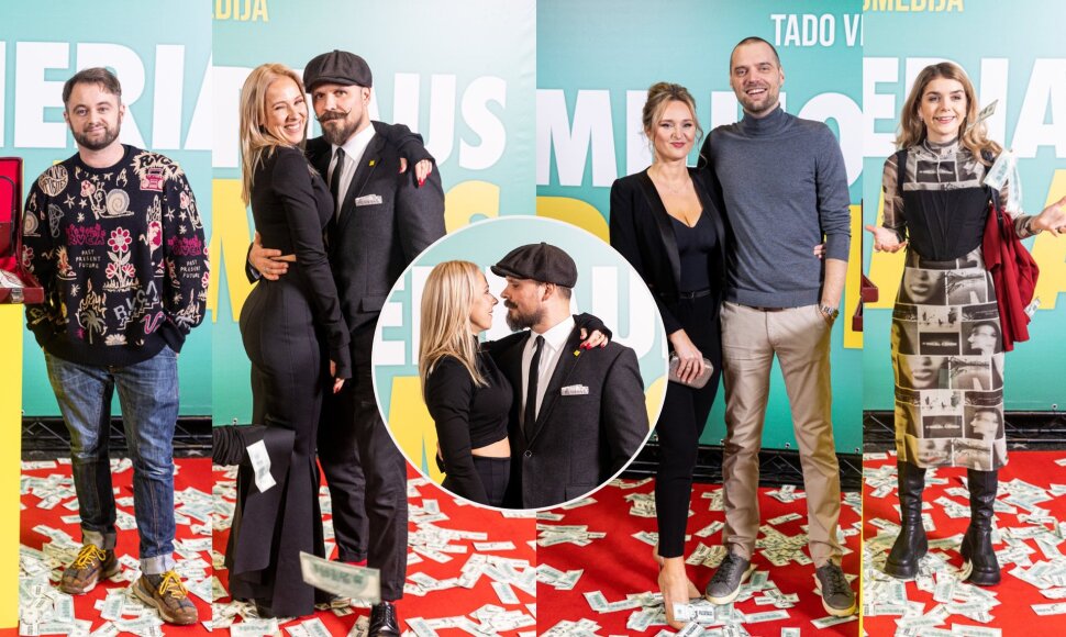 Tado Vidmanto komedijos &bdquo;Milijonieriaus palikimas" premjeros svečiai 