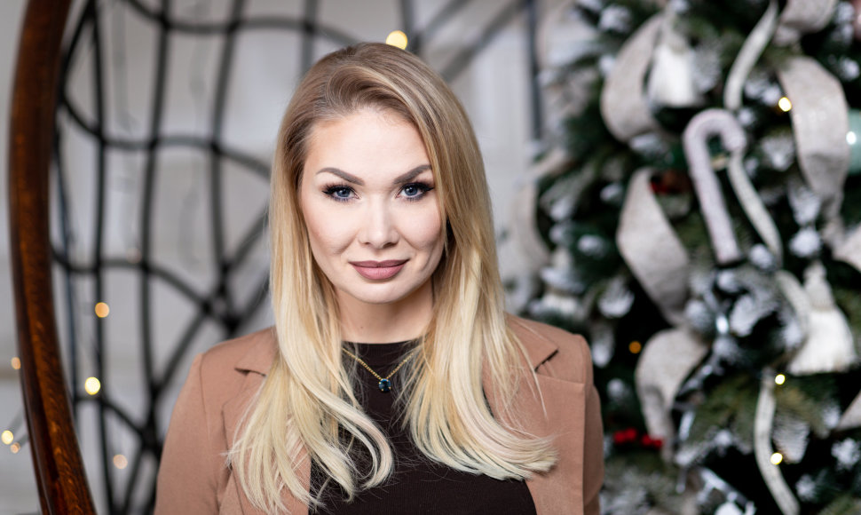 Natalija Bunkė namus papuošė Kalėdoms