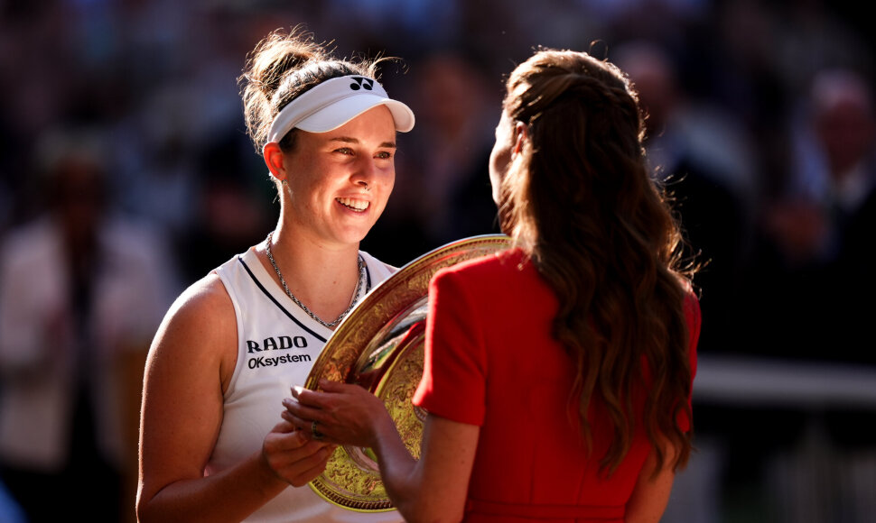 Linda Noskova ir Velso princesė Ketrin