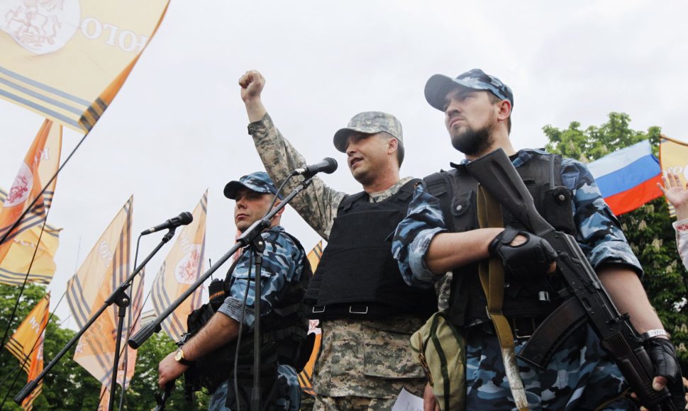 Prorusiški teroristai rytų Ukrainoje