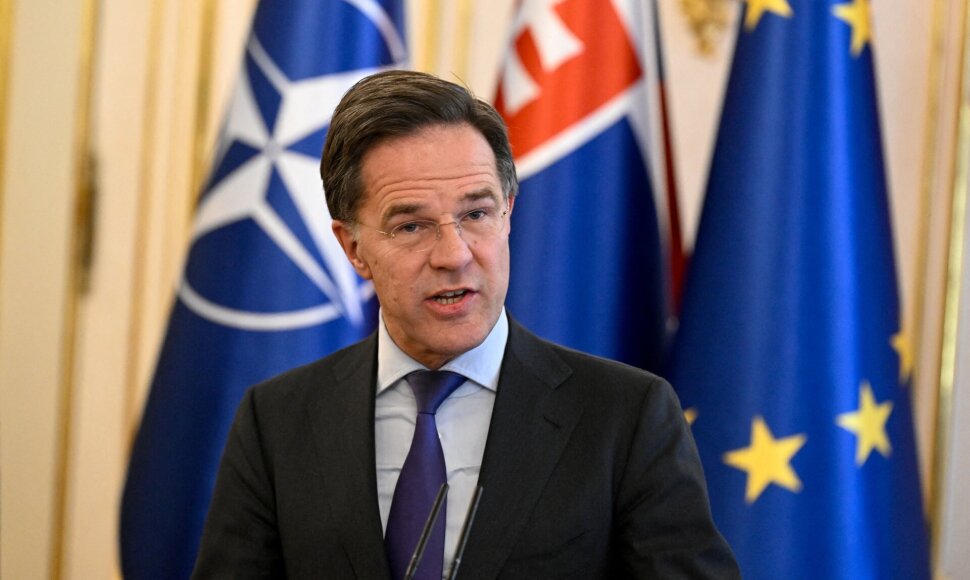 NATO generalinis sekretorius Markas Rutte