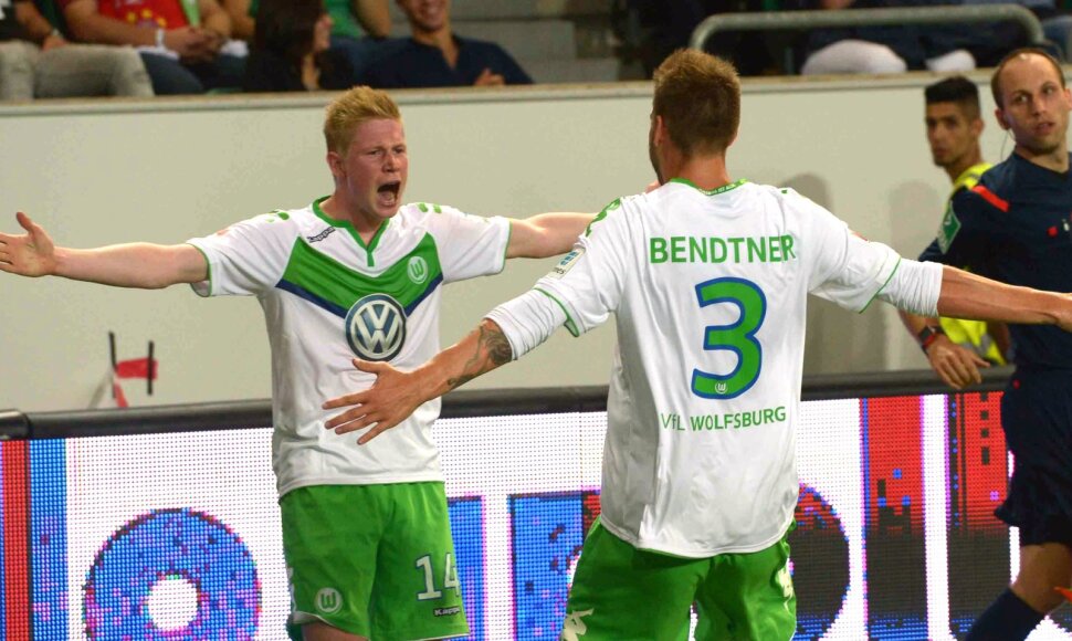 Kevinas de Bruyne ir Nicklasas Bendtneris