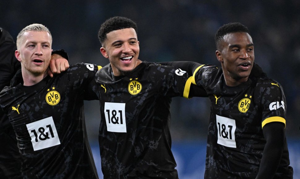 Marco Reusas, Jadonas Sancho ir Youssoufa Moukoko.