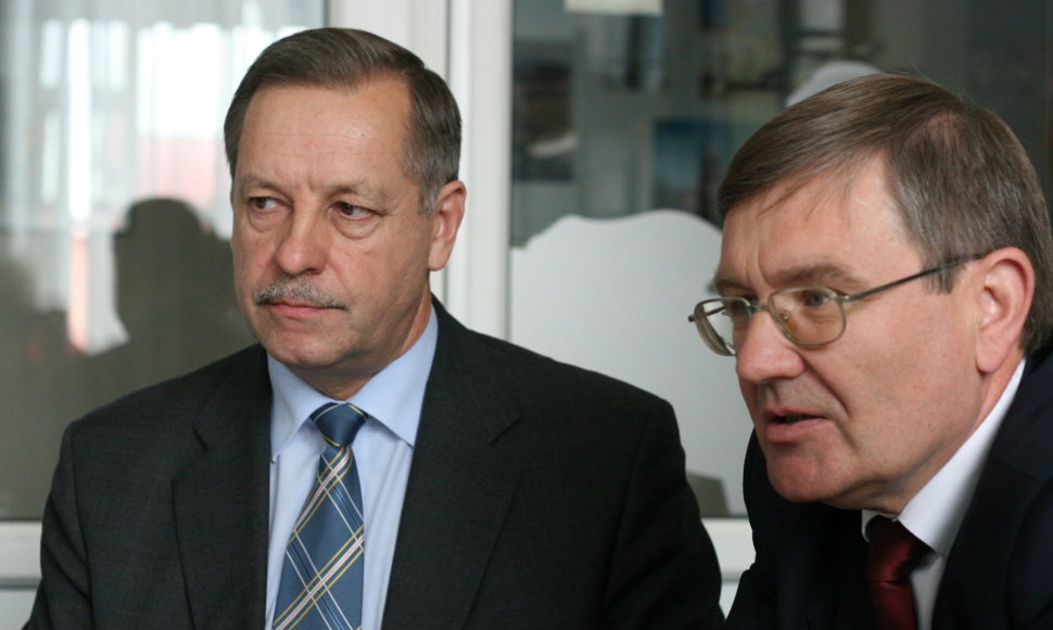 Česlovas Kasputis (kairėje) ir Justinas Sartauskas
