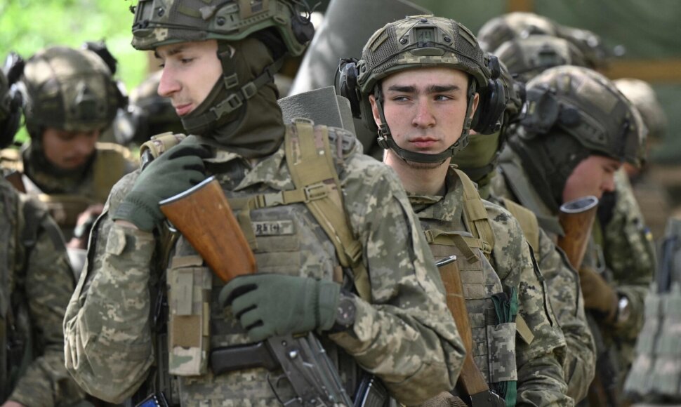 Ukrainos kariai / GENYA SAVILOV / AFP