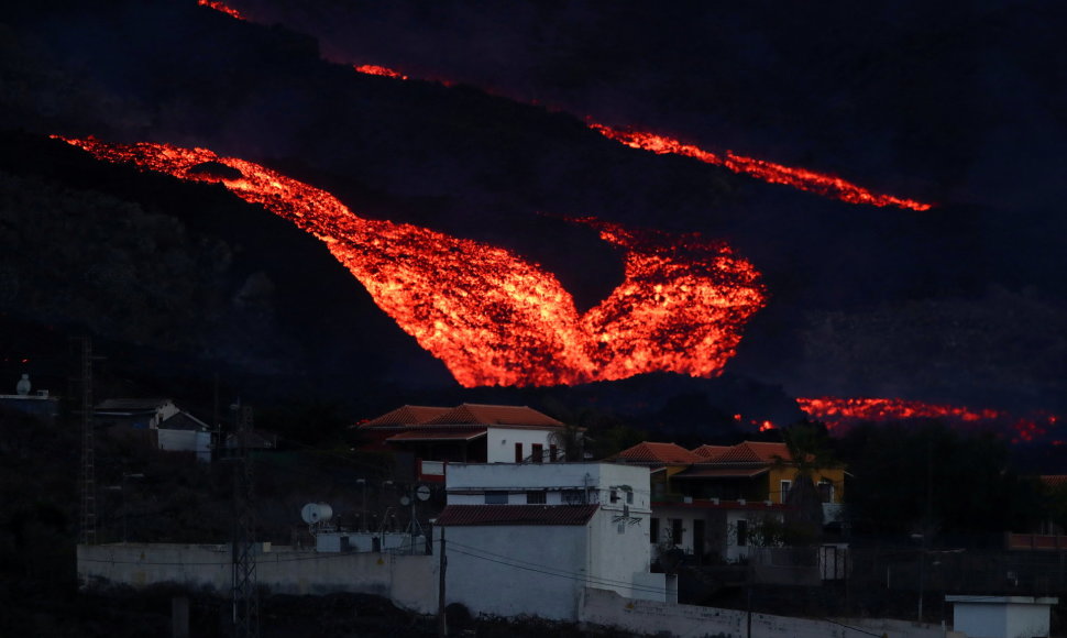 Ugnikalnio išsiveržimas La Palmoje
