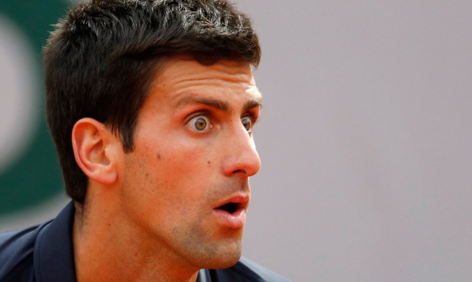 Novakas Džokovičius neteko žado išvydęs teniso triukus