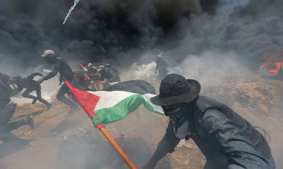 Protestai Gazos ruože