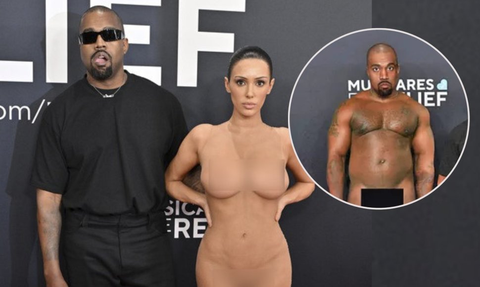 Kanye Westas su žmona Bianca Censori