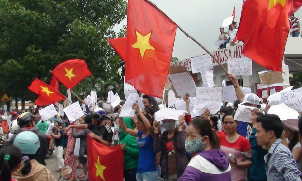 Protestuotojai Vietname