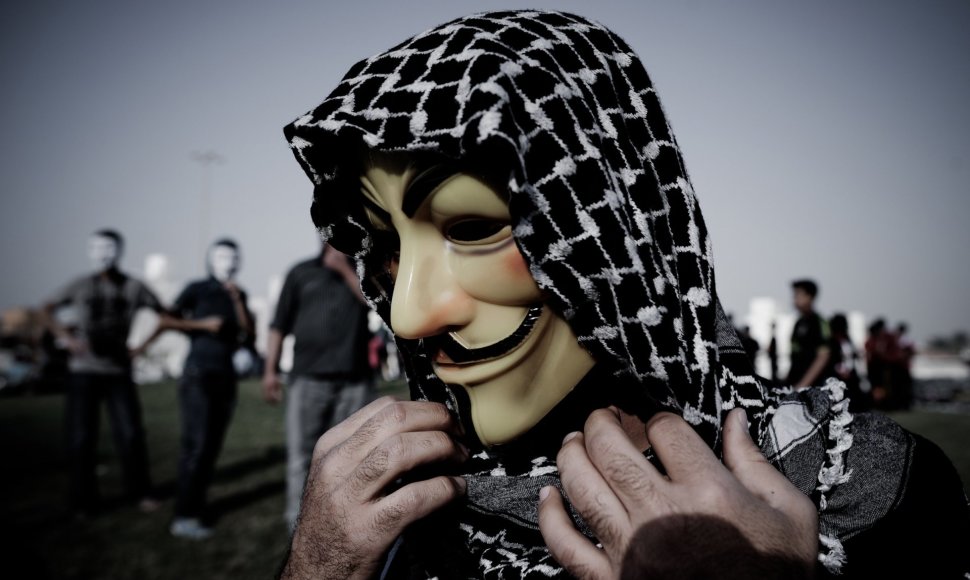 „Anonymous“ simbolis – kaukė