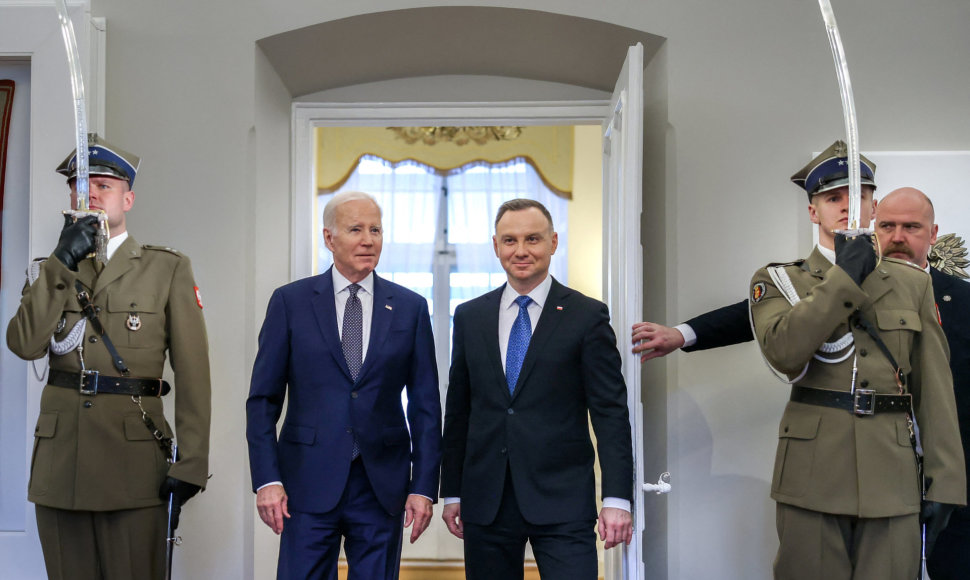 Andrzejus Duda ir Joe Bidenas