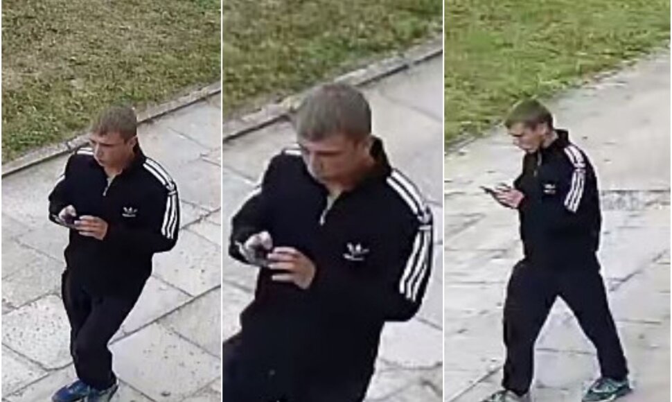 Užfiksuotas įtariamasis plėšikas