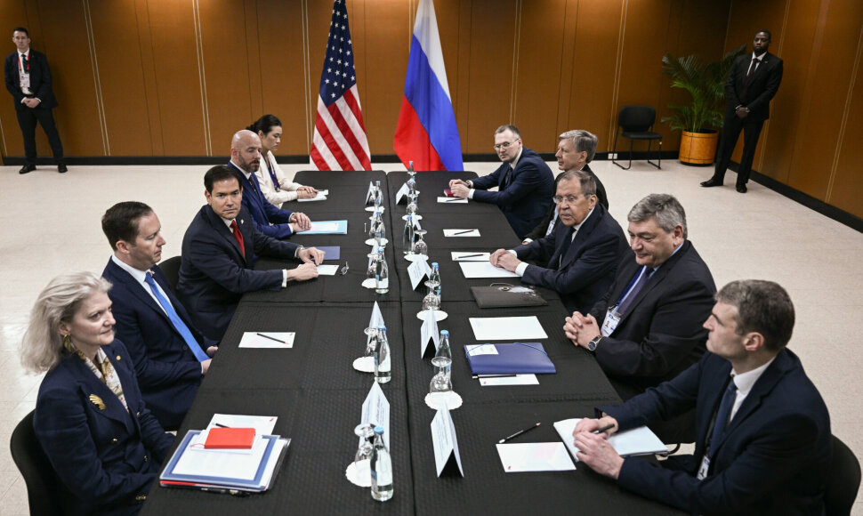 Marco Rubio ir Sergejaus Lavrovo susitikimas Maniloje