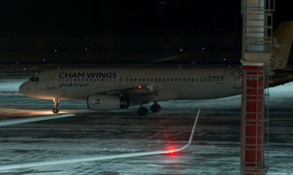„Cham Wings“ lėktuvas Rostovo oro uoste šių metų sausį