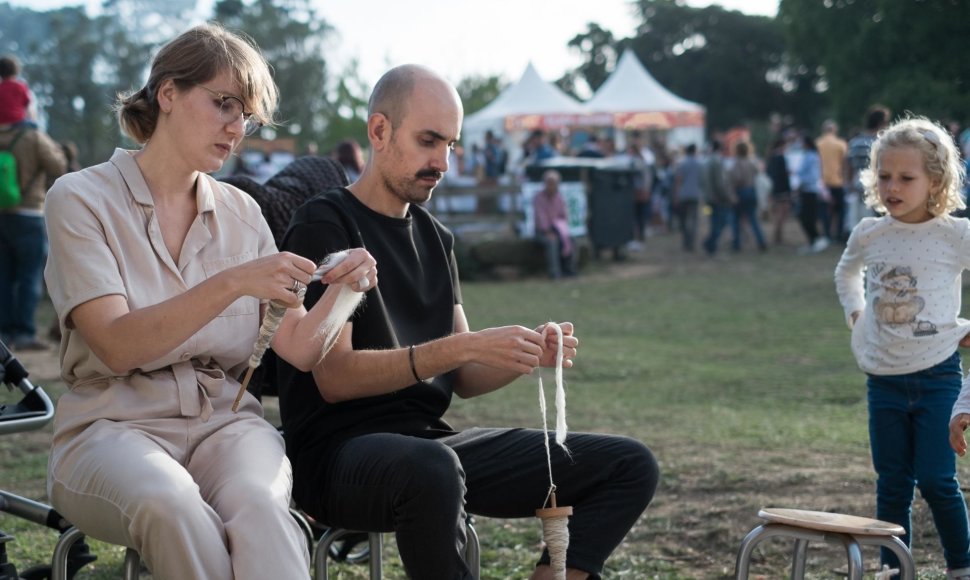 Verpimo rite mokymai Serralves muziejuj Porto 