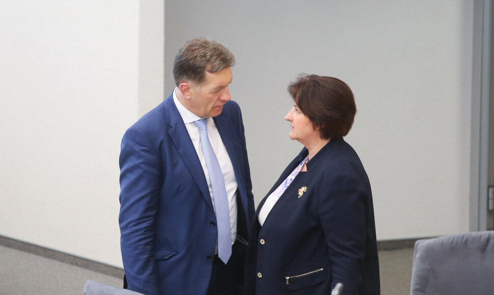 Algirdas Butkevičius ir Loreta Graužinienė