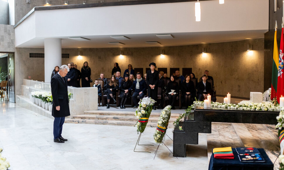 Vilniuje atsisveikinama su Gediminu Kirkilu