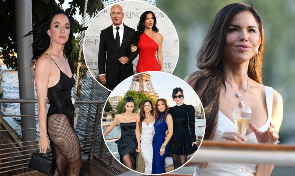 Įspūdingas būsimos Bezoso žmonos Lauren S&aacute;nchez mergvakaris Paryžiuje