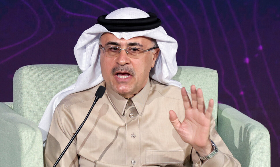 &bdquo;Aramco&ldquo; generalinis direktorius ir prezidentas Aminas H. Nasseras  / AHMED YOSRI / REUTERS