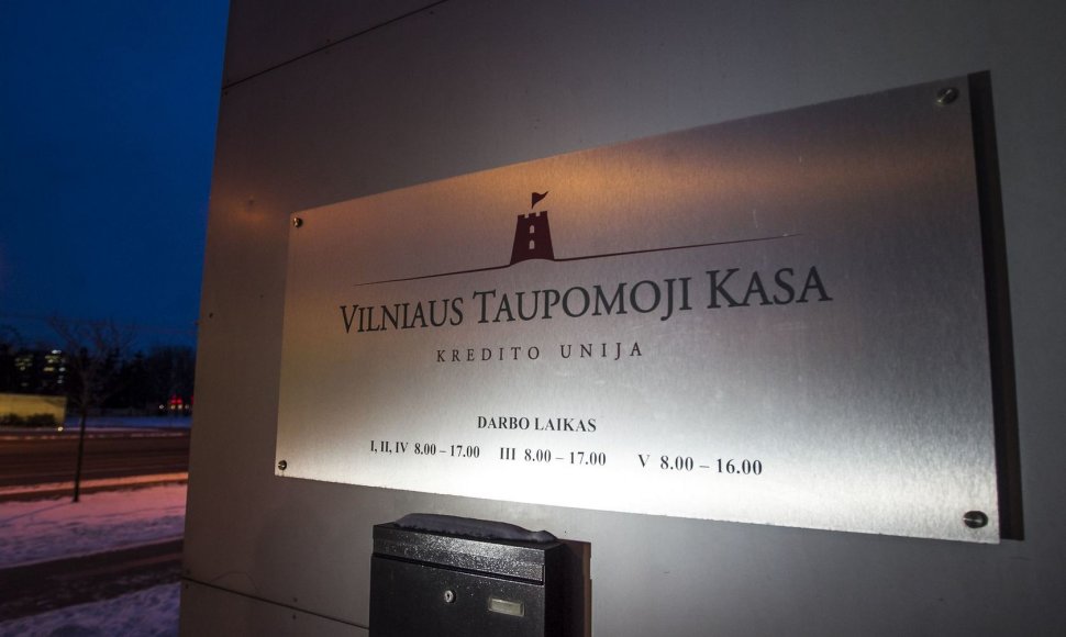 Didžiausia kredito unija – Vilniaus taupomoji kasa – paskelbta nemokia.