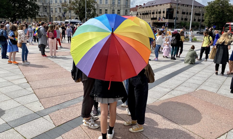 Vilniuje rengiamos LGBT eitynės už lygybę