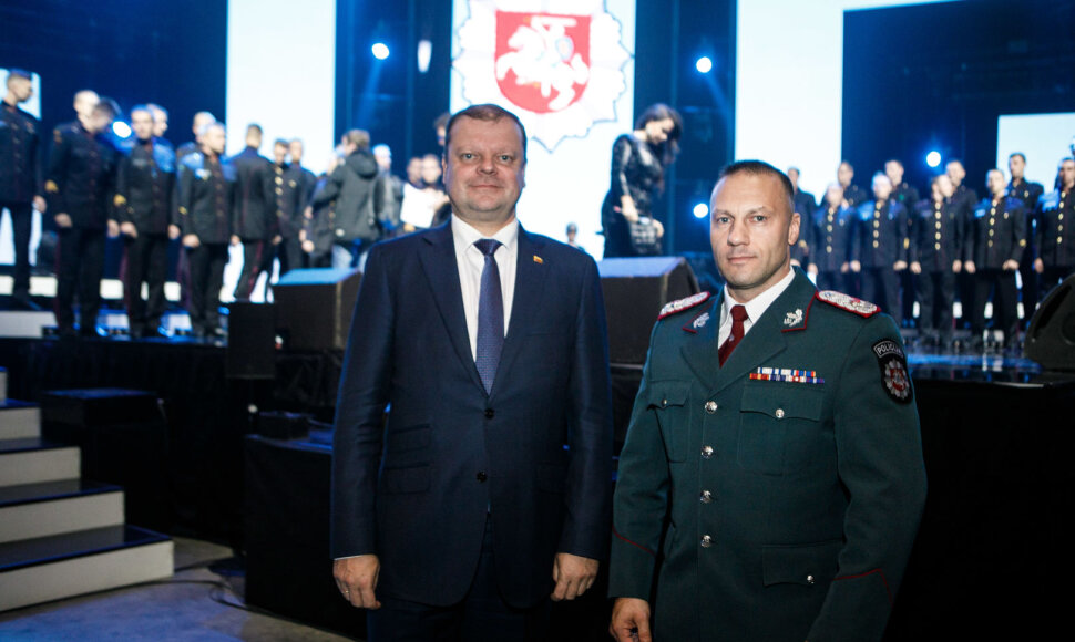 Saulius Skvernelis ir Linas Pernavas