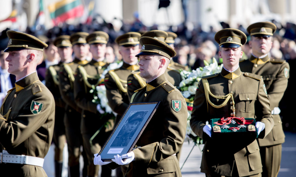 Adolfo Ramanausko-Vanago valstybinių laidotuvių ceremonija