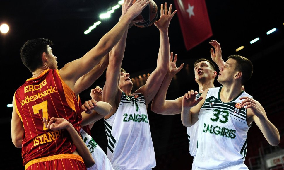 „Žalgirio“ Eurolygos „Top 16“ akistata su „Galatasaray“ ekipa