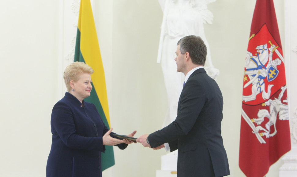 Dalia Grybauskaitė ir Darius Jauniškis