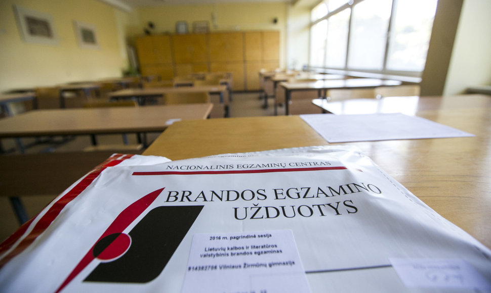 Lietuvių kalbos ir literatūros brandos egzaminas Žirmūnų gimnazijoje